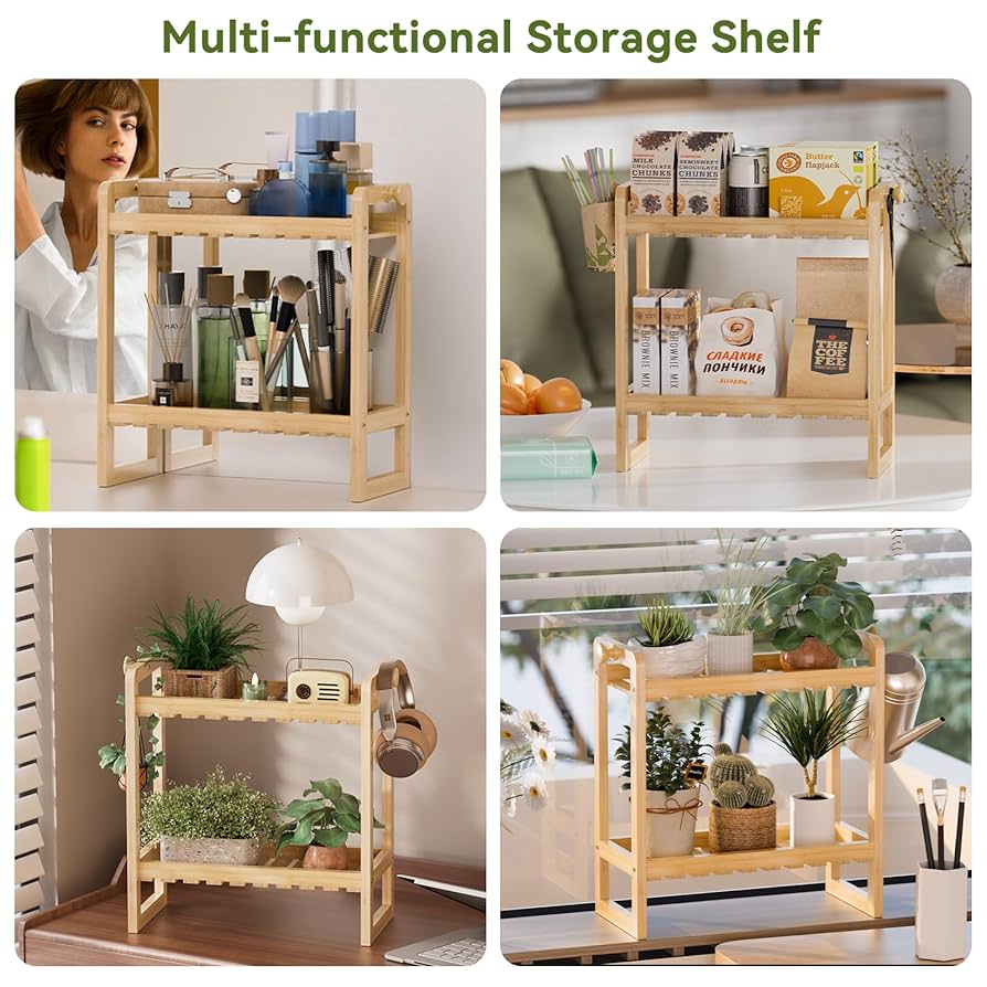 Amazon.com: AmazerBath Bamboo Over The Toilet Storage Shelf